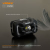 Налобный фонарь Videx 310Lm 5000K до 74 м дальность света, с датчиком движения и ближним рассеянным светом (VLF-H025C)