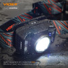 Налобный фонарь Videx 410Lm 5000K до 86 м дальность света, с датчиком движения и ближним рассеянным светом (VLF-H035C)