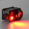 Налобный туристический фонарь VIDEX VLF-H046Z 500 Лм, IP65, ZOOM (фокусировка), 3 цвета (красный/зеленый), датчик движения, Li-pol USB-C