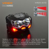 Налобный светодиодный фонарь VIDEX VLF-H055D 500Lm, с красным и белым светом, 6 режимов работы, управление жестами.