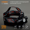 Защищенный налобный фонарь Videx VLF-H065A с магнитом и дальностью света до 100 м
