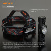 Защищенный налобный фонарь Videx VLF-H065A с магнитом и дальностью света до 100 м