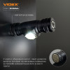 Защищенный налобный фонарь Videx VLF-H065A с магнитом и дальностью света до 100 м