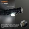 Защищенный налобный фонарь Videx VLF-H065A с магнитом и дальностью света до 100 м