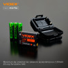 Налобный фонарь Videx VLF-H075C с красным светом и датчиком движения 