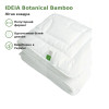 Одеяло летнее IDEIA Botanical Bamboo155×210 см белое (8-32465)