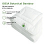 Одеяло летнее IDEIA Botanical Bamboo 175×210 см, белое (8-32466)