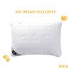Подушка Air Dream Exclusive IDEIA 50х70 см два чехла с молнией белая (8-11586*001)