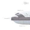 Подушка CLASSICA SOFT 3D трехкамерная IDEIA аналог лебединого пуха 50х70 см (8-31771*001)