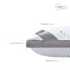 Подушка CLASSICA SOFT 3D трехкамерная IDEIA аналог лебединого пуха 50х70 см (8-31771*001)
