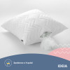 Подушка NORDIC COMFORT+ IDEIA 70х70 см с молнией белая (8-34695*001)