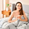 Всесезонное одеяло IDEIA Nordic Comfort 140Х210 см серое (8-34648*002)