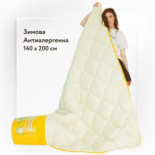 Зимнее одеяло IDEIA Popcorn с кукурузным наполнителем 140Х210 см (8-35036)