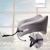 Подушка для путешествий TRAVEL IDEIA Memory Foam 27×26×17 см, охлаждающий эффект, поддержка шеи (8-35859)