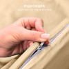 Комплект постельного белья IDEIA Premium Satin евро 200×220 см, бежевый