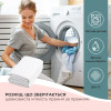 Комплект постельного белья IDEIA Premium Satin евро 200×220 см, белый страйп