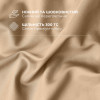 Комплект IDEIA Premium Satin евро 200×220 см с простыней на резинке, бежевый