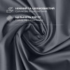 Комплект IDEIA Premium Satin евро 200×220 см с простыней на резинке, темно-серый