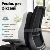 Ортопедическая подушка для спины IDEIA Memory Foam 44х38х12 см серая