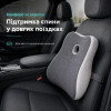 Комплект ортопедических подушек IDEIA для спины и сиденья Memory Foam серый (8-36712)