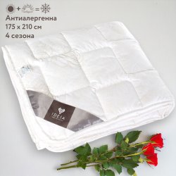 Модульное одеяло 4 сезона IDEIA Air Dream (набор из двух скрепляемых одеял) 175Х210 см розы (8-9562*002)