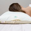 Ортопедическая подушка с гречневой лузгой и саше с травами для ароматерапии IDEIA Aromavita, 40x40 см (8-29870)