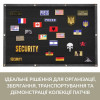 Патч-борд тактический для шевронов, нашивок и наград 69×110 см, складной, с люверсами, черный (8-35496)