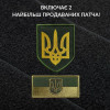 Патч-борд тактический для шевронов, нашивок и наград 69×110 см, складной, с люверсами, черный (8-35496)