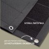 Тактический патч-борд 61×92 см, черный, с люверсами + 2 шеврона в комплекте (8-35495)