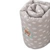 Бортик защитный в кроватку ТM PAPAELLA 198х42 см хлопок корона беж (08-13737*002)