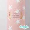 Защитные бортики-валики в детскую кроватку 2 шт ТM PAPAELLA 60х15 см, 120х15 см хлопок звезда/горошек пудра (8-34533*001)