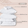 Комплект постельного белья евро Cloud Dream IDEIA жатка подарочная упаковка белый (8-36029*001)