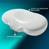 Подушка ортопедическая CloudTherapy IDEIA 65×40×10 см, анатомическая с эффектом памяти, наволочкой и сумкой для хранения, серая (8-35858*002)