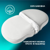 Подушка ортопедическая CloudTherapy IDEIA 65×40×10 см, анатомическая с эффектом памяти, наволочкой и сумкой для хранения, серая (8-35858*002)