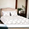 Набор из евро одеяла 200х220 см и 2 подушек 50х70 см ELEGANTLY IDEIA из искусственного лебединого пуха (8-35565)