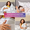 Набор из полуторного одеяла 140х210 см и подушки 50х70 см ELEGANTLY IDEIA из искусственного лебединого пуха (8-35564)
