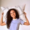 Набор подушек из 2 шт ELEGANTLY IDEIA 50х70 см с искусственным лебединым пухом на молнии (8-35570)