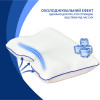 Подушка ортопедическая MEMORY FOAM IDEIA контурная 58х42х13 см с эффектом памяти и наволочкой в комплекте (8-35534)