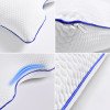 Подушка ортопедическая MEMORY FOAM IDEIA контурная 58х42х13 см с эффектом памяти и наволочкой в комплекте (8-35534)