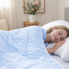 Одеяло летнее охлаждающее полуторное CoolNight IDEIA 140х210 см голубое (8-36284)