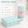 Одеяло летнее IDEIA TROPICAL 175х210 см гипоаллергенное с искусственным пухом мята (8-36697*001)