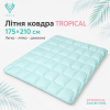 Одеяло летнее IDEIA TROPICAL 175х210 см гипоаллергенное с искусственным пухом мята (8-36697*001)