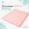 Одеяло летнее IDEIA TROPICAL 140х210 см гипоаллергенное с искусственным пухом пудра (8-36696*002)
