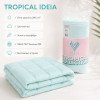 Одеяло летнее IDEIA TROPICAL 140х210 см гипоаллергенное с искусственным пухом мята (8-36696*001)