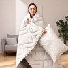 Одеяло летнее IDEIA Nordic Comfort 200Х220 см микрофибра, антиаллергенное серое (8-34655*002)
