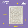 Одеяло детское PAPAELLA 100х135, овечья шерсть 70%, микрофибра, теплое, молочное (8-11679)