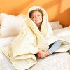 Одеяло детское PAPAELLA 100х135, овечья шерсть 70%, микрофибра, теплое, молочное (8-11679)