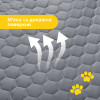 Матрас-лежанка для собак и кошек XL (80×120×12 см) с подушкой, съемный чехол, серый (8-35944*001)
