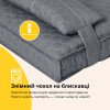 Матрас-лежанка для собак и кошек М (60×80×10 см) с подушкой, съемный чехол, серый (8-35942*001)