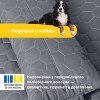 Матрас-лежанка для собак и кошек М (60×80×10 см) с подушкой, съемный чехол, серый (8-35942*001)
